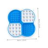 FRCOLOR Slow-Feeder Pet Food Bowl for Dogs and Cats, Non-Slip Food-Grade Silicone view 2