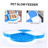 FRCOLOR Slow-Feeder Pet Food Bowl for Dogs and Cats, Non-Slip Food-Grade Silicone view 4