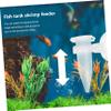 FRCOLOR 5-Piece Aquarium Shrimp Feeding Tubes with Suction Cups view 3