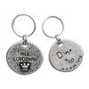 Artistic Handmade Hammered Dog Tag with Deep Personalized Engraving (HISLORDSHIP) view 1