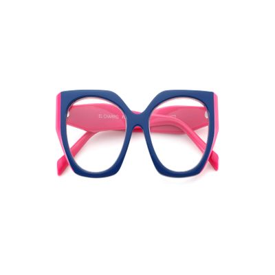 CHARRO Unisex EL Reading Glasses, Blue-Fuchsia, 1.5
