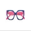 CHARRO Unisex EL Reading Glasses, Blue-Fuchsia, 1.5 view 1