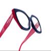CHARRO Unisex EL Reading Glasses, Blue-Fuchsia, 1.5 view 2