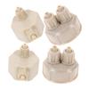 Beaupretty 4-Piece Aquarium Bottle Caps for DIY CO2 Reactors, Replacement Diffusers with Air Stones view 1