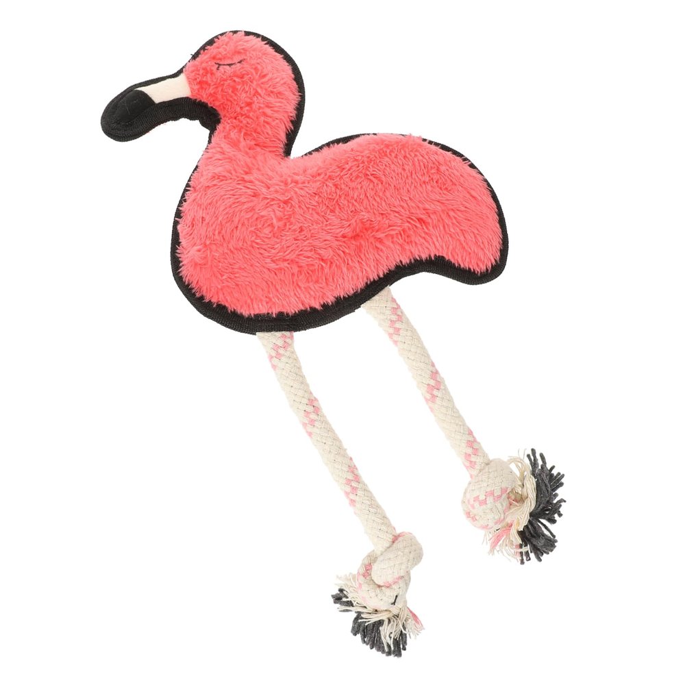 FRCOLOR Interactive Dog Toy Flamingo