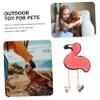 FRCOLOR Interactive Dog Toy Flamingo view 2