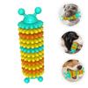 FRCOLOR TPR Caterpillar Chew Toy for Dogs for Chewing and Teeth Cleaning view 2