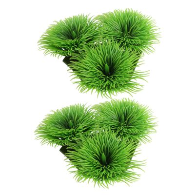 FRCOLOR 2-Piece Artificial Aquarium Leaves, Simulated Plastic Plants for Aquarium Decor