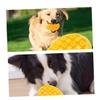 FRCOLOR Durable TPR Puppy Chew Toy, Yellow view 2
