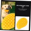 FRCOLOR Durable TPR Puppy Chew Toy, Yellow view 3