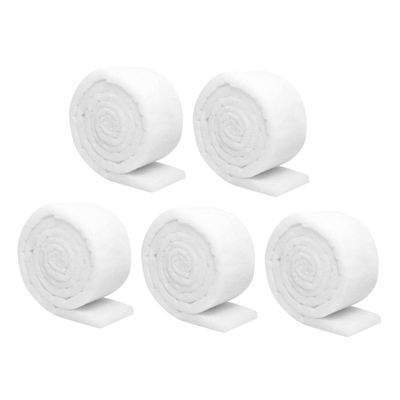 FRCOLOR 5-Pack Aquarium Filter Cotton