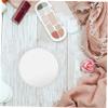 WOONEKY Round Suction Cup Makeup Mirror, No-Drill Installation, Portable Travel Mirror view 2