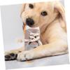POPETPOP Cotton Rope and Canvas Dog Chew Toy for Small and Medium Dogs, Durable, for Dental Cleaning and Training Rewards view 2