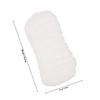 10-Piece White Washable Cotton Cloth Diaper Inserts view 2