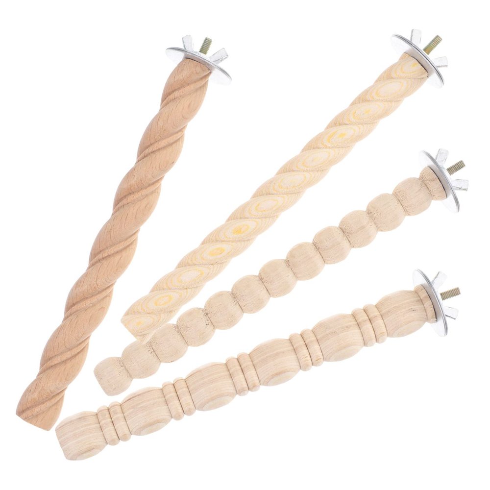 FRCOLOR 4-Piece Parrot Perch Set