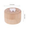Alipis Wooden Baby Tooth and Curl Keepsake Box view 3