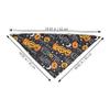 Angoily 1 Set Cat Halloween Costume with Hat and Pumpkin Bandana for Dogs view 2