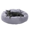 ZHULONGRUSHUI Round Cozy Pet Bed, Gray view 1