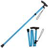 Foldable Walking Cane, Easily Adjustable, Portable, for Men, Women, and Older Adults (Blue, 27 cm/11 in) view 1