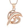 MYPOWER Dolphin Cremation Ashes Memorial Pendant Necklace view 1