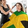 CZZYH Jamaican Flag Hairdressing Cape with Adjustable Neckline view 3