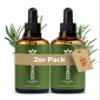 Heldengrün BIO Rosemary+ Hair Oil [HIGHLY CONCENTRATED] Dermatologically Tested - Natural Hair Booster with Jojoba & Rosemary - Rosemary Oil for Hair - Essential Oil Blend - 2 x 50 ml view 1