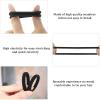 Shunshi Hair Ties for Girls and Women, 30-Pack, 4 mm, Seamless Elastic Ponytail Holders for Thick, Curly Hair view 2