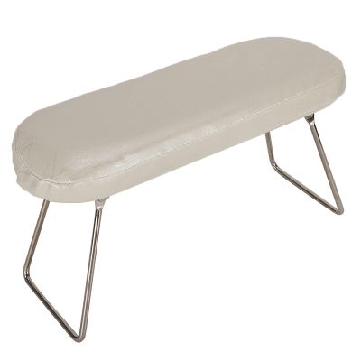 QANYEGN Nail Armrest Cushion with Holder, Beige White