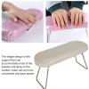 QANYEGN Nail Armrest Cushion with Holder, Beige White view 4