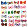 Wisafory 20-Piece Dog Hair Bows with Elastic Bands, 5# view 2