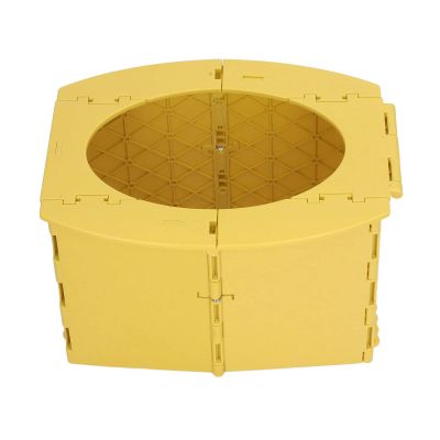 Children's Potty, Easy to Clean, Comfortable, Stable, Foldable, for Camping (YELLOW)