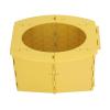 Children's Potty, Easy to Clean, Comfortable, Stable, Foldable, for Camping (YELLOW) view 1