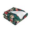 WURTON Summer Flannel Throw Blanket, Hawaiian Print, Anti-Pilling, Lightweight Bed, Couch and Sofa Decor, 101.6 x 50 cm view 3
