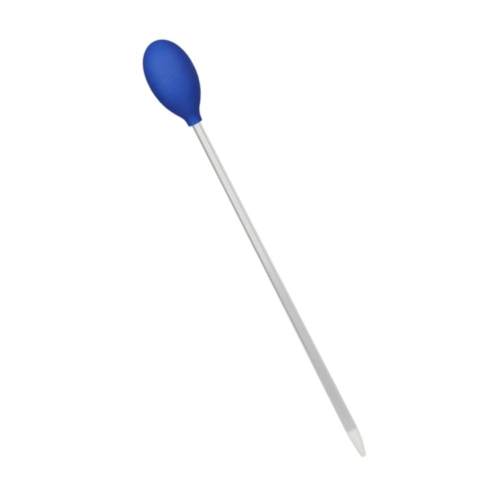 BCOATH Aquarium Water Changer and Feeder, Multifunctional Transparent Long Pipette Tool, Blue