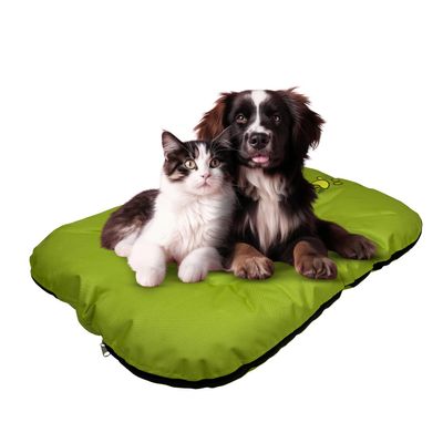 EVE Textile Pet Bed for Dogs and Cats, Green, 100 x 120 x 5 cm