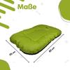 EVE Textile Pet Bed for Dogs and Cats, Green, 100 x 120 x 5 cm view 2