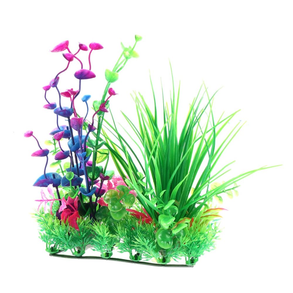 OFFSCH Artificial Underwater Plant Setcreasea Purpurea