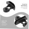 FRCOLOR 5-Piece Plastic Aquarium Divider Holders with Removable Suction Cups, Black view 3