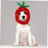 FRCOLOR Strawberry Dog Hat for Small and Medium Cats view 2