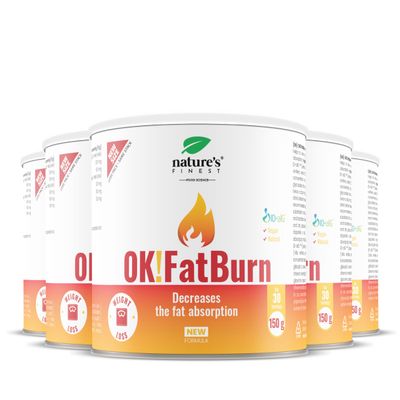 Nature's Finest OK!Burn Drink Powder, 750 g (5-Pack)