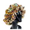 Women's Double-Layer Satin Bonnet, Printed, One Size view 4
