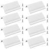 10-Pack Finger Edge Pull Handles, Concealed Aluminum Alloy Drawer Handles, 80 mm, Warm White view 1