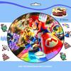 Super Mario Edible Cake Topper, Premium Wafer Paper, Round, 20 cm view 2