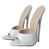 PROMI 18 cm High Heels, Slim Heel, Open-Toe Sandals/Slippers - White | 39 view 1