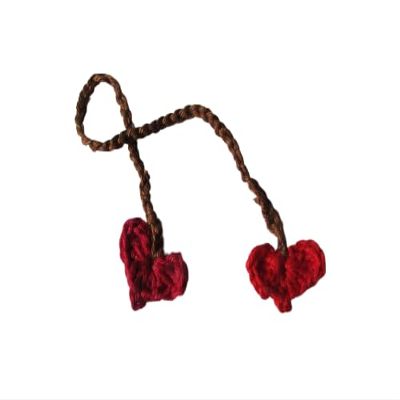 Red Heart Umbilical Cord Ribbon - Birth - 100% Cotton (Ribbon Only)