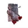 Red Heart Umbilical Cord Ribbon - Birth - 100% Cotton (Ribbon Only) view 3