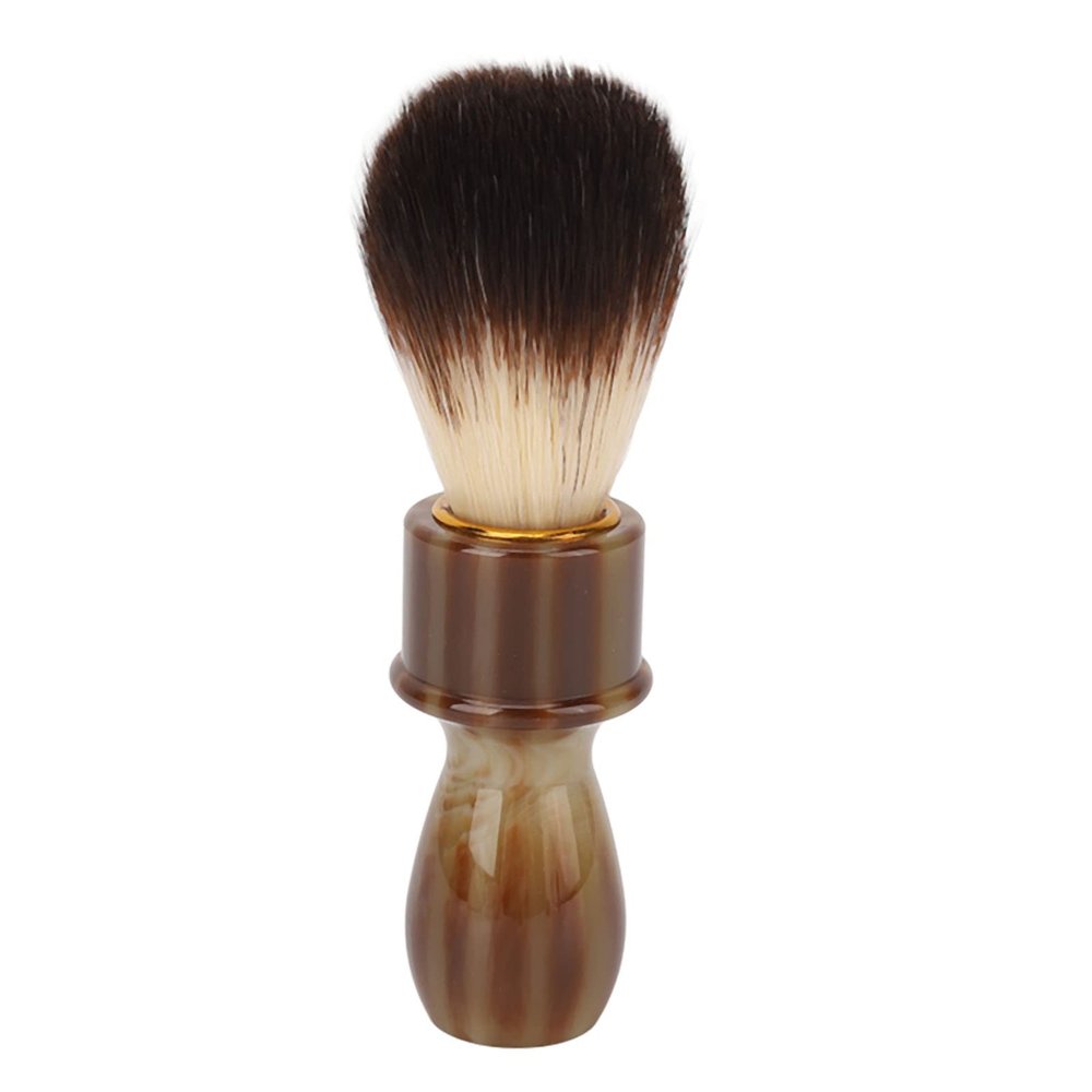 ANKROYU Men's Shaving Brush with Wooden-Style Handle and Soft Bristles