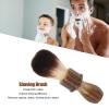 ANKROYU Men's Shaving Brush with Wooden-Style Handle and Soft Bristles view 4