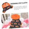 Angoily Pet Costume Hoodie for Dogs, Funny Halloween Pumpkin Outfit for Small Pets, Warm and Comfortable for Costume Parties and Festivals view 3