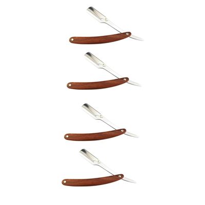 Angoily 4-Piece Vintage Straight Razors for Men